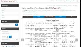 
							         University of North Texas Budget: 1988-1989 - Page b372 - The Portal ...								  
							    