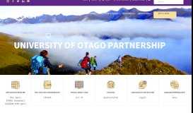 
							         University of Otago Partnership - IFSA Butler :IFSA Butler								  
							    