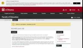 
							         University of Ottawa's web-based services (uoZone) | Faculty of ...								  
							    