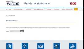 
							         University of Pennsylvania || Biomedical Graduate Studies || PhD ...								  
							    