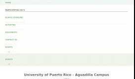 
							         University of Puerto Rico – Aguadilla Campus – Encouraging Careers ...								  
							    