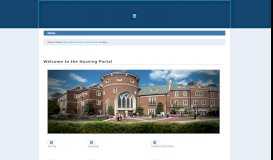 
							         University of Richmond - Welcome to the Housing Portal								  
							    