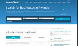 
							         University of Rwanda - Huye Campus - Schools, Colleges ...								  
							    