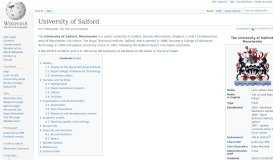 
							         University of Salford - Wikipedia								  
							    