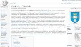 
							         University of Sheffield - Wikipedia								  
							    