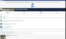 
							         University of south asia-Student portal - Home | Facebook								  
							    