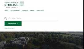 
							         University of Stirling: Study in Scotland, UK | Home |								  
							    