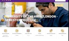 
							         University of the Arts, London - Semester Program - IFSA Butler :IFSA ...								  
							    