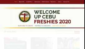 
							         University of the Philippines Cebu								  
							    