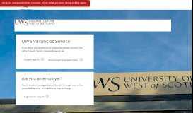 
							         University of the West of Scotland								  
							    