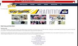 
							         University of Toledo Traditions - University of Toledo Athletics								  
							    