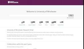 
							         University of Winchester								  
							    