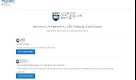 
							         University of Wollongong | International Payments | Flywire								  
							    