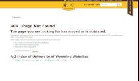 
							         University of Wyoming Family Medicine (UW FM) Patient Portal ...								  
							    