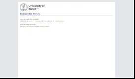 
							         University of Zurich - Application Portal - Frequently Asked ... - UZH								  
							    