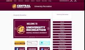 
							         University Recreation | Central Michigan University								  
							    