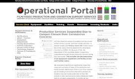 
							         University Resources & Services – Operational Portal | UCF Film ...								  
							    