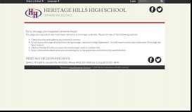 
							         University Scholarships - Heritage Hills High School								  
							    