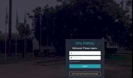 
							         University Student Portal.. - UTG Portal								  
							    