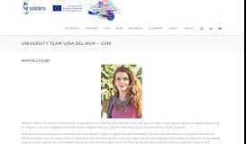 
							         University Team Viña del Mar – UVM – Web Portal of the Solidaris ...								  
							    
