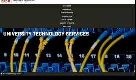 
							         University Technology Services								  
							    