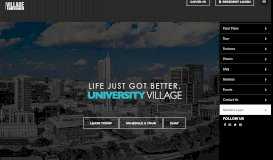 
							         University Village at Austin: Home								  
							    