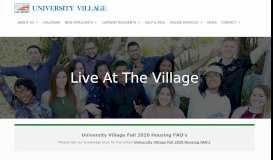 
							         University Village - Home Page - Cal Poly Pomona Foundation								  
							    
