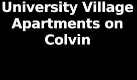 
							         University Village on Colvin - Syracuse								  
							    
