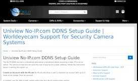 
							         Uniview No-IP.com DDNS Setup Guide | Worldeyecam ...								  
							    