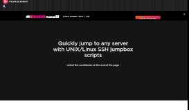 
							         UNIX & Linux SSH Jumpbox Scripts | Pluralsight								  
							    