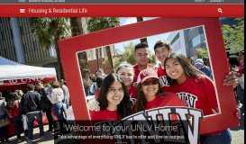 
							         UNLV Housing & Residential Life | Your campus. Your home.								  
							    