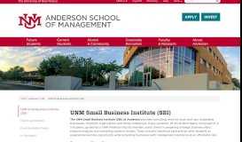 
							         UNM Small Business Institute (SBI) - University of New Mexico								  
							    