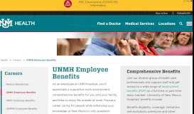 
							         UNMH Employee Benefits :: UNM Health System | The University of ...								  
							    