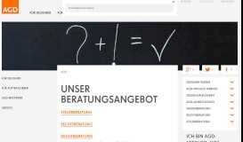 
							         Unser Beratungsangebot - AGD Allianz deutscher Designer								  
							    