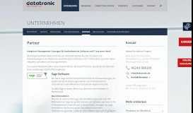 
							         Unsere Partner - datatronic Software AG								  
							    