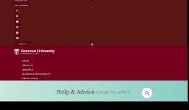 
							         Unsuccessful Applicants: Advice For Applying to ... - Newman University								  
							    