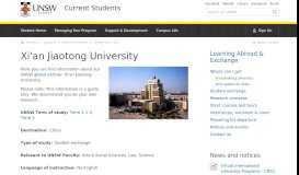 
							         UNSW Global Partner | Xi'an Jiaotong University								  
							    