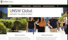 
							         UNSW Global - Pathways to university								  
							    