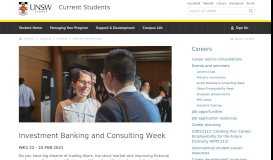
							         UNSW Investment Banking and Consulting Week | UNSW Current ...								  
							    