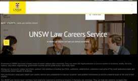 
							         UNSW Law Careers Service | UNSW Law								  
							    