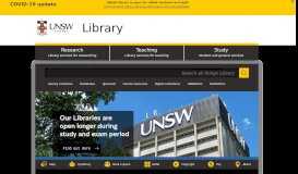 
							         UNSW Library								  
							    