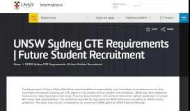 
							         UNSW Sydney GTE Requirements | Future Student Recruitment ...								  
							    