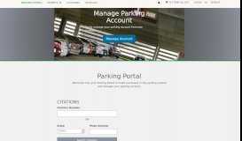 
							         UNT - Parking Portal								  
							    