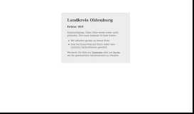 
							         Unterhaltsvorschuss (UVG) | Landkreis Oldenburg								  
							    