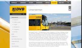 
							         Unternehmen - DVB | Dresdner Verkehrsbetriebe AG								  
							    
