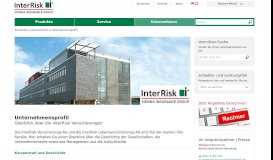 
							         Unternehmensprofil - InterRisk								  
							    