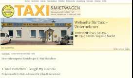 
							         Unternehmer-Portal Taxi & Mietwagen-Genossenschaft Halle								  
							    