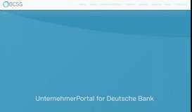 
							         UnternehmerPortal, the digital banking platform for Deutsche Bank ...								  
							    