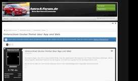 
							         Unterschied Onstar Portal über App und Web - Opel Astra K - Onstar ...								  
							    