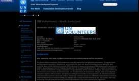 
							         UNV Jobs - 80855- UN Volunteers - Work Assistant								  
							    